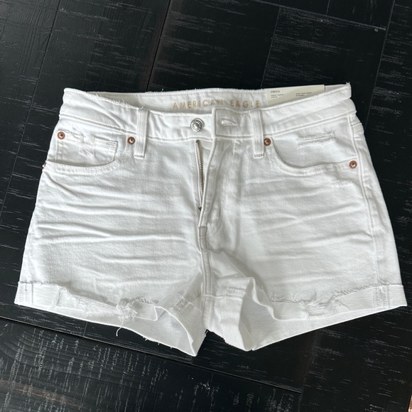 American Eagle Outfitters Pants - American Eagle Outfitters Women's Crisp White Jean Shorts New with Tags size 4